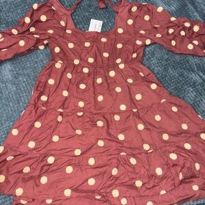 Charming Polka Dot dress NWT